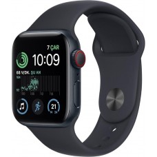 Apple Watch SE 2 GPS + Cellular 40mm Gece Yarısı Alümin...