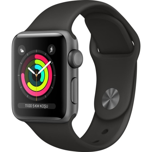 Apple Watch Seri 3 Gps 38 MM Akıllı Saat Space Grey