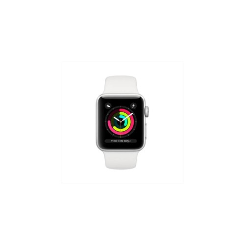 Apple Watch Seri 3 GPS Akıllı Saat, 38 mm, Gümüş (Teşhir)