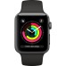 Apple Watch Series 3 GPS 42mm Uzay Grisi Alüminyum Kasa ve Siyah Spor Kordon Akıllı Saat - TEŞHİR