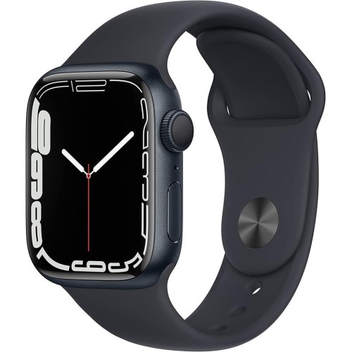 Apple Watch Series 7 GPS, 41 mm Gece Yarısı Spor Kordon 