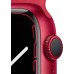 Apple Watch Series 7 GPS 45mm Kırmızı Alüminyum Kasa ve Spor Kordon Akıllı Saat