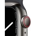 Apple Watch Series 7 GPS + Cellular 41mm Grafit Paslanmaz Çelik Kasa ve Spor Kordon Akıllı Saat - Outlet