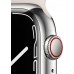 Apple Watch Series 7 GPS + Cellular 45mm Gümüş Paslanmaz Çelik Kasa ve Spor Kordon Akıllı Saat