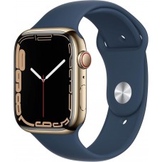 Apple Watch Series 7 GPS + Cellular 45mm Altın Paslanma...