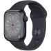 Apple Watch Series 8 GPS 41mm Gece Yarısı Alüminyum Kasa ve Spor Kordon Akıllı Saat Outlet