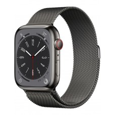 Apple Watch Series 8 GPS + Cellular 45mm Grafit Paslanm...