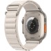 Apple Watch Ultra GPS + Cellular 49mm Titanyum Kasa ve Yıldız Işığı-Alpine Akıllı Saat