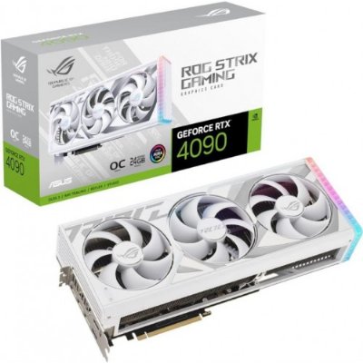 Asus RTX 4090 Rog Strix OC White Edition ROG-STRIX-RTX4090-O24G-WHITE 384 Bit GDDR6X 24 GB Ekran Kartı