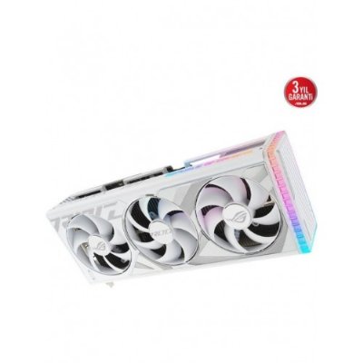 Asus RTX 4090 Rog Strix OC White Edition ROG-STRIX-RTX4090-O24G-WHITE 384 Bit GDDR6X 24 GB Ekran Kartı