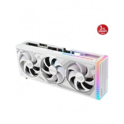 Asus RTX 4090 Rog Strix OC White Edition ROG-STRIX-RTX4090-O24G-WHITE 384 Bit GDDR6X 24 GB Ekran Kartı