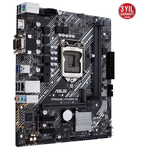 Asus PRIME H410M-D Intel LGA1200 DDR4 Micro ATX Anakart Teşhir