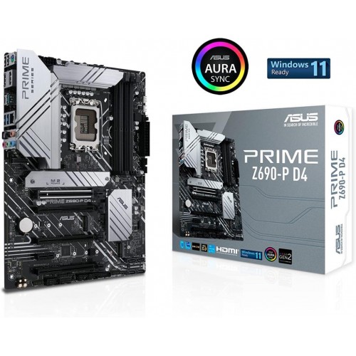 ASUS PRIME Z690 Intel 5333MHz DDR4 LGA1700 ATX Anakart PRIME Z690-P D4