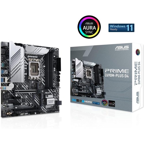 Asus PRIME Z690M-PLUS D4 Intel LGA1700 DDR4 Micro ATX Anakart - OUTLET