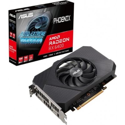 Asus RX 6400 Phoenix PH-RX6400-4G 64 Bit GDDR6 4 GB Ekran Kartı Teşhir