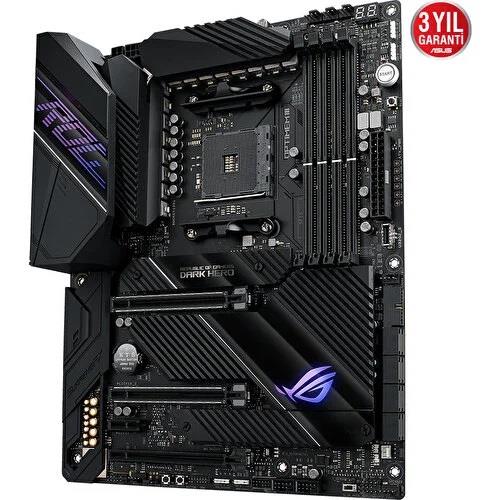 Asus Rog Crosshair VIII Dark Hero AMD AM4 DDR4 ATX Anakart Teşhir