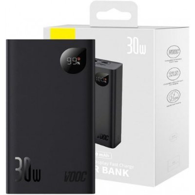 Baseus Adaman 2 Vooc Edition Siyah 20000 mAh Hızlı Şarj Powerbank Teşhir