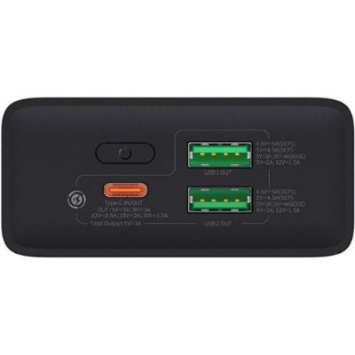 Baseus Adaman 2 Vooc Edition Siyah 20000 mAh Hızlı Şarj Powerbank Teşhir