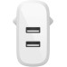 Belkin Boost Charge USB A şarj cihazı, 24 W, iki bağlantı noktası ve USB A/Micro-USB kablosu Outlet