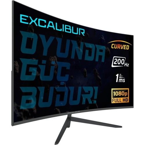 Casper Excalibur M.E27FHD-G 27" 1 ms Full HD G-Sync FreeSync Curved Oyuncu Monitörü - Teşhir 