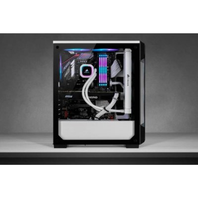 Corsair iCUE 220T RGB Beyaz CC-9011191-WW Fanlı ATX Oyuncu Kasası - Teşhir