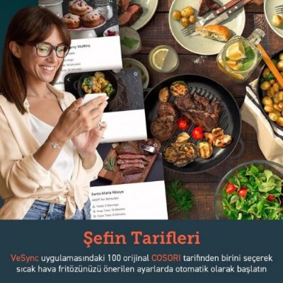 Cosori Premium XXL Airfryer 5.5 lt Yağsız Fritöz Outlet