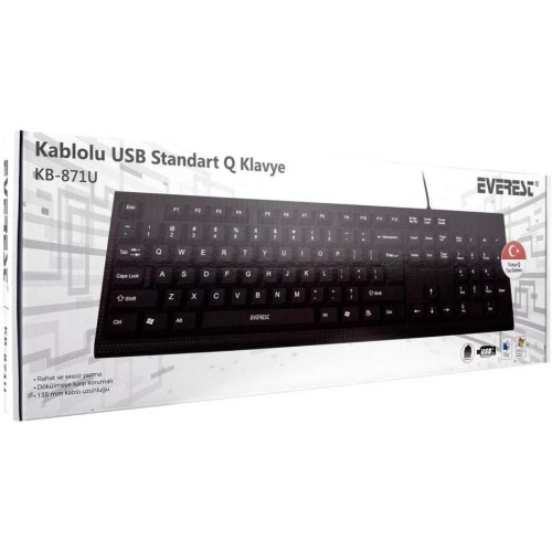 Everest KB-871U Kablolu Klavye