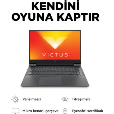 HP Victus 68P42EA Ryzen 5 5600H 8 GB 512 GB SSD RTX3060 16.1" Full HD Gaming Laptop - Teşhir