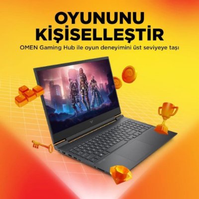 HP Victus 68P42EA Ryzen 5 5600H 8 GB 512 GB SSD RTX3060 16.1" Full HD Gaming Laptop - Teşhir