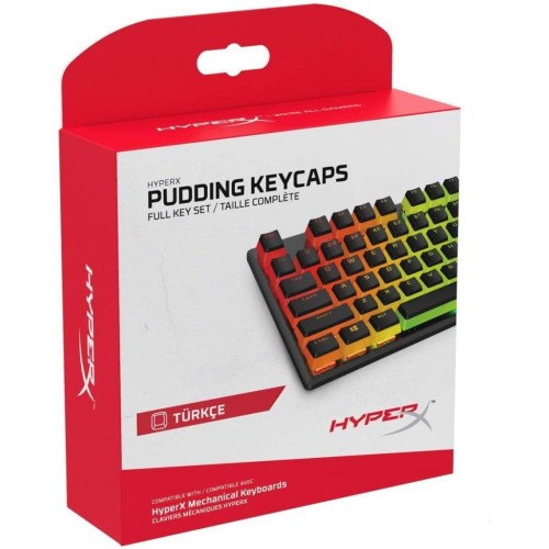 HyperX ABS Pudding Keycaps TR Tuş Takımı HKCPXA-BK-TU/G