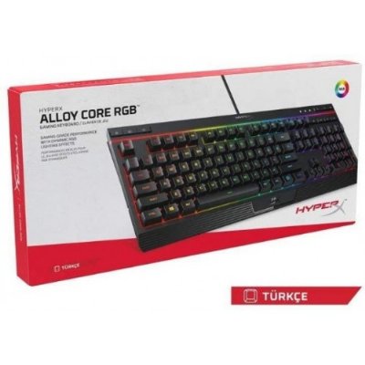 HyperX Alloy Core RGB Membran Klavye TR HX-KB5ME2-TU