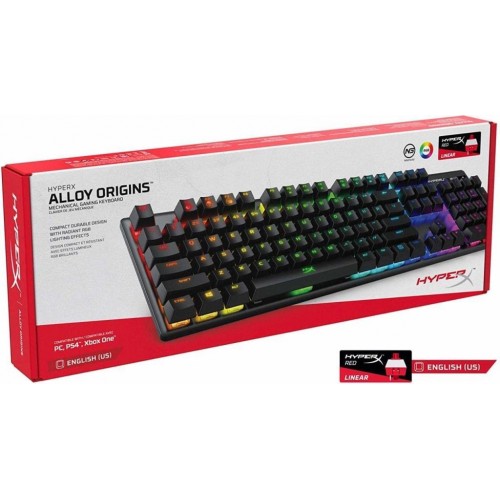 HyperX Alloy Origins Mekanik Gaming Klavye Red HX-KB6RDX-UK