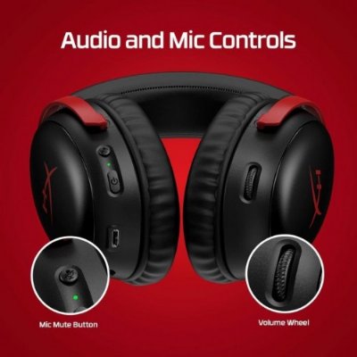 HyperX Cloud III Wireless Red/Black Outlet