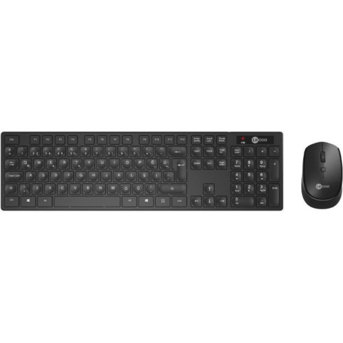 Lenovo Lecoo KM2001 Siyah Kablosuz Klavye Mouse Seti Teşhir