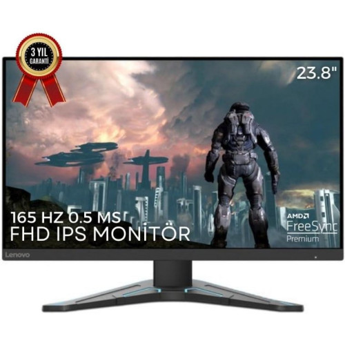 Lenovo G24-20 66CFGAC1TK 23.8" 0.5 ms Full HD IPS 165 Hz Oyuncu Monitörü - Teşhir