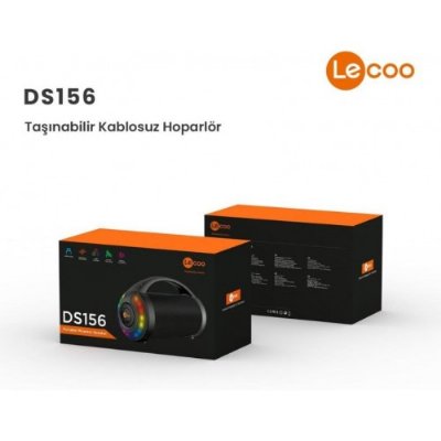 Lenovo Lecoo DS156 Bombox RGB Bluetooth Hoparlör Teşhir