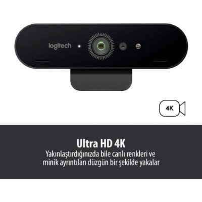 Logitech Brio 4K Ultra HD 960-001106 Mikrofonlu Webcam Outlet