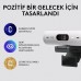 Logitech Brio 500 Beyaz Full HD 1080P Mikrofonlu Webcam - Outlet