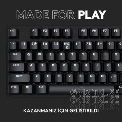 Logitech G413 TKL 920-010564 Kablolu Mekanik Oyuncu Klavyesi