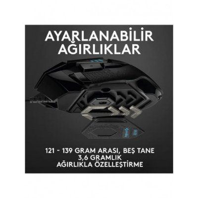 Logitech G502 910-005471 Hero Optik Kablolu Oyuncu Mouse - Outlet