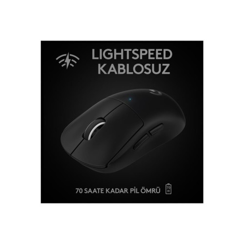 Logitech G PRO X Superlight Hero Siyah Kablosuz Oyuncu Mouse - TEŞHİR