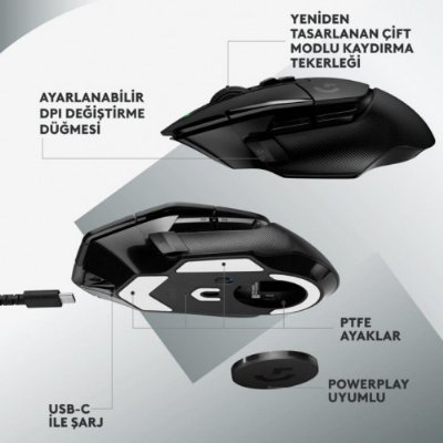 Logitech G502 X Lightspeed 910-006181 Kablosuz Oyuncu Mouse - TEŞHİR