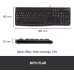 Logitech K120 920-002505 Q Kablolu Klavye Teşhir