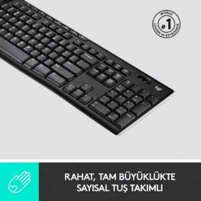 Logitech K270 Kablosuz Klavye, Tuş Takımı - Teşhir