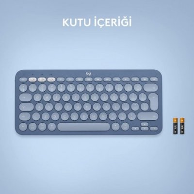 Logitech K380 Mavi Kablosuz Klavye