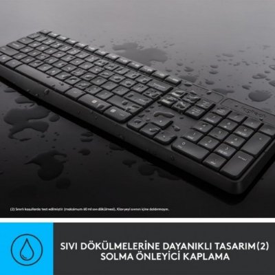 Logitech MK235 920-007925 Kablosuz Klavye Mouse Seti - TEŞHİR