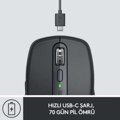 Logitech MX Anywhere 3 Kablosuz Mouse Siyah