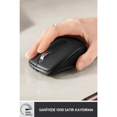 Logitech MX Anywhere 3 910-005988 Siyah Şarjlı Lazer Kablosuz Mouse - Teşhir