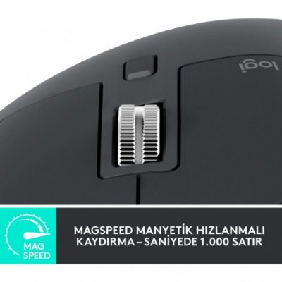 Logitech Mx Master 3S Bluetooth Lazer Mouse Teşhir