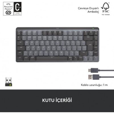 Logitech Mx Mechanical Mini 920-010780 Kablosuz Mekanik Klavye - Outlet